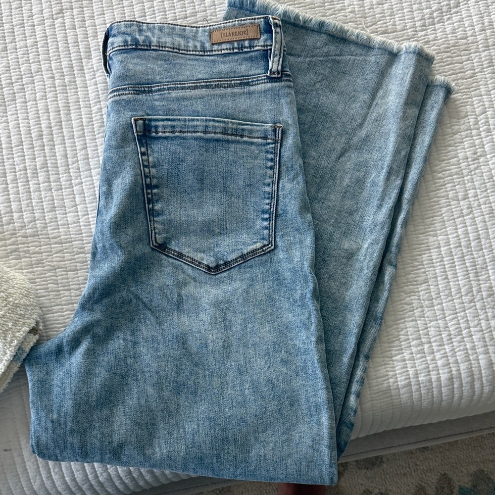 Blank NYC Light Blue Wide-Leg Flare Jeans